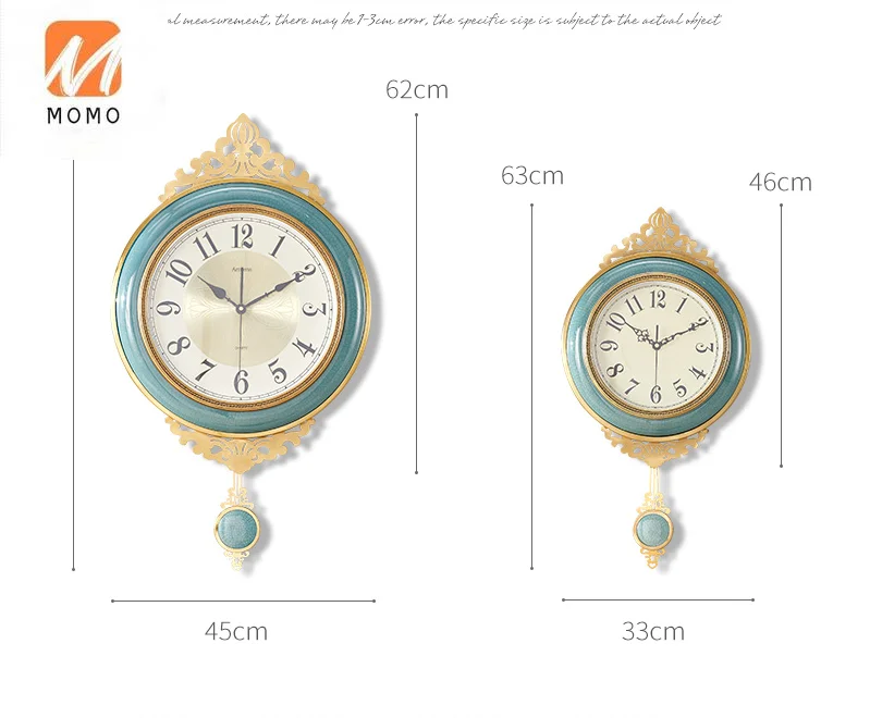 13 Inch and 18 Inch European and Pastoral Style Elegant Time of Wall Clocks
13 Inch and 18 Inch European and Pastoral Style Elegant Time of Wall Clocks