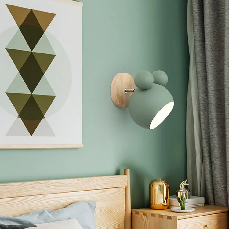 Настенный светильник для спальни в скандинавском стиле персонализированная и