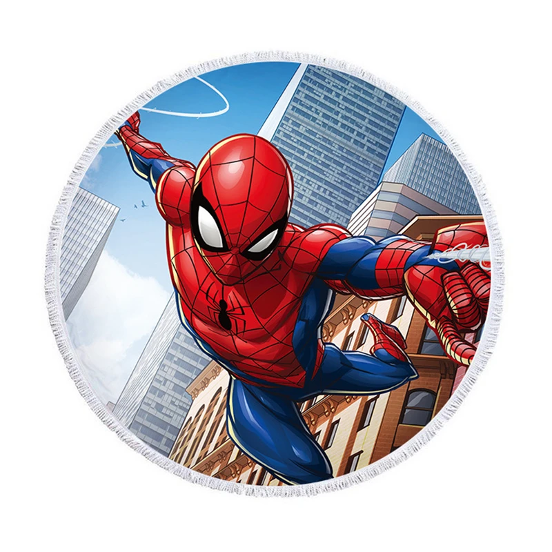 Disney Spider Man Bath Towel Soft Round Summer Beach Towel Vacation yoga crawling picnic Children gift
Disney Spider Man Bath Towel Soft Round Summer Beach Towel Vacation yoga crawling picnic Children gift