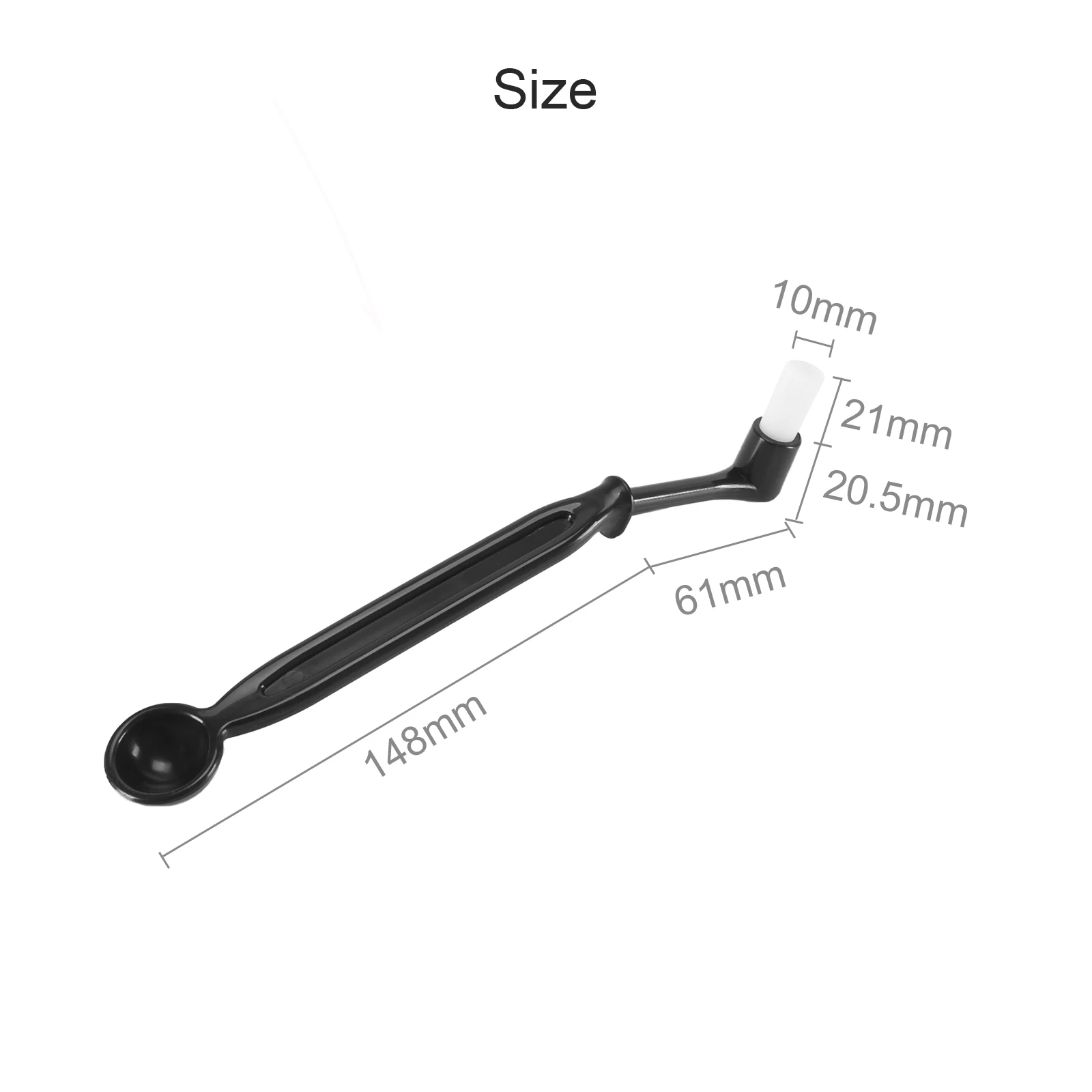 Cleaning Brush Coffee Machine Elbow With Spoon Long Handle Brush Edible Plastic High Elastic Bristles Durable And Easy Removal
Cleaning Brush Coffee Machine Elbow With Spoon Long Handle Brush Edible Plastic High Elastic Bristles Durable And Easy Removal
