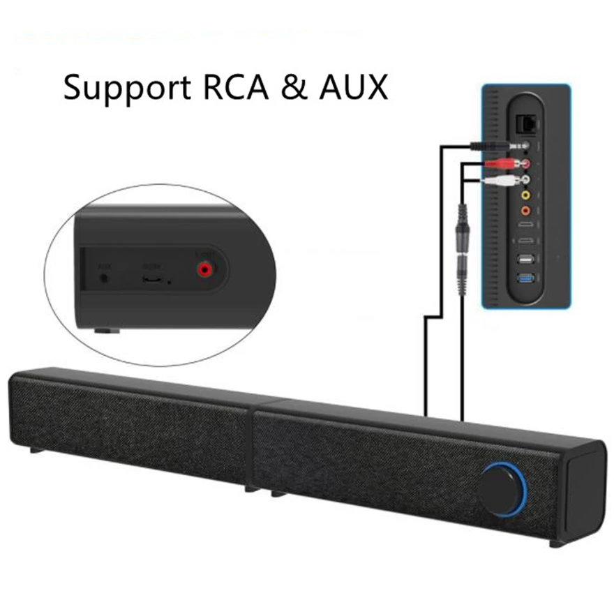 Soundbar Tv Bluetooth Speaker Table Music Box Pc Speakers For Desktop Computer Full Range Active Laptop Standing Tower Boombox 
Soundbar Tv Bluetooth Speaker Table Music Box Pc Speakers For Desktop Computer Full Range Active Laptop Standing Tower Boombox