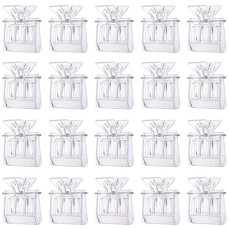 20Pcs Bee Queen Clips, Transparent Plastic Queen Bee Cage Catcher Clip, Trap Box Beekeeping Tool for Beekeepers
20Pcs Bee Queen Clips, Transparent Plastic Queen Bee Cage Catcher Clip, Trap Box Beekeeping Tool for Beekeepers