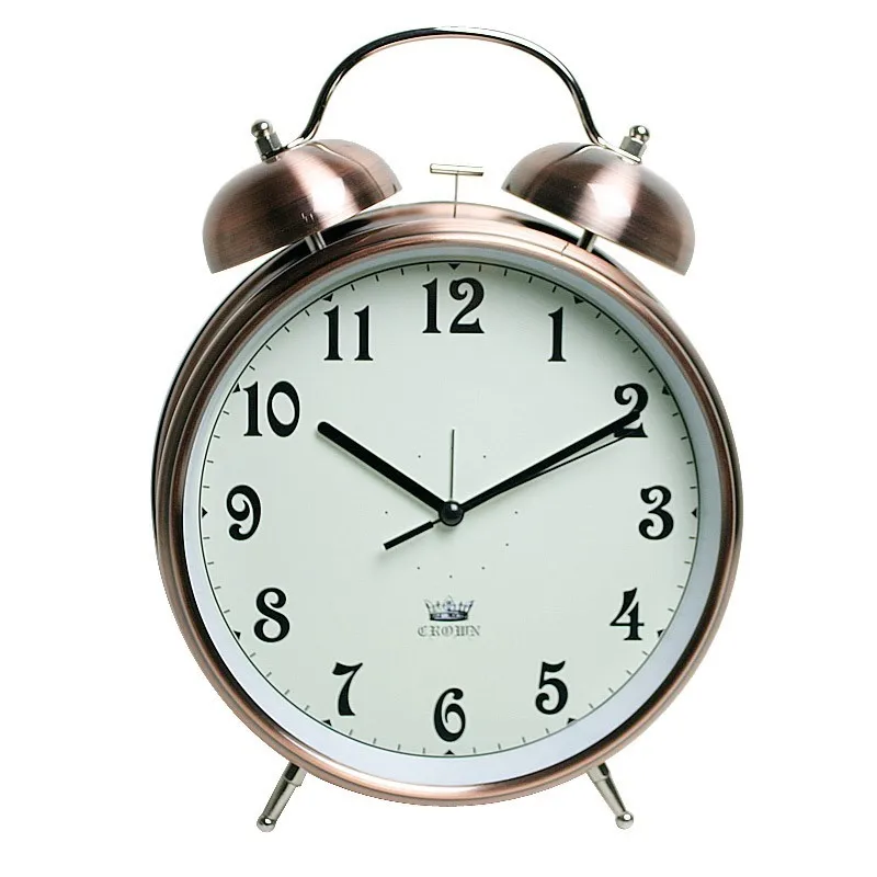 Home Mechanical Alarm Clock 8 inches 4 Inches Bell Alarm Clock Creative Lound Ringing Living Room Table Clock
Home Mechanical Alarm Clock 8 inches 4 Inches Bell Alarm Clock Creative Lound Ringing Living Room Table Clock