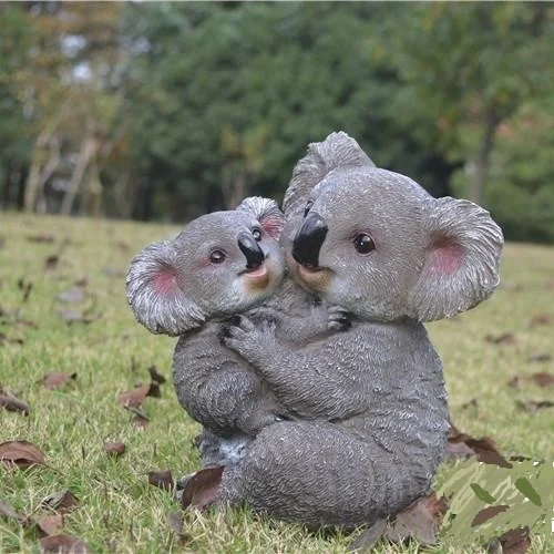 Wild Animal Mother and Joey Statue Ornament Koala Bear Figurine Featured Resin Cute Gift and Craft for Mother's Day and Birthday 
Wild Animal Mother and Joey Statue Ornament Koala Bear Figurine Featured Resin Cute Gift and Craft for Mother's Day and Birthday