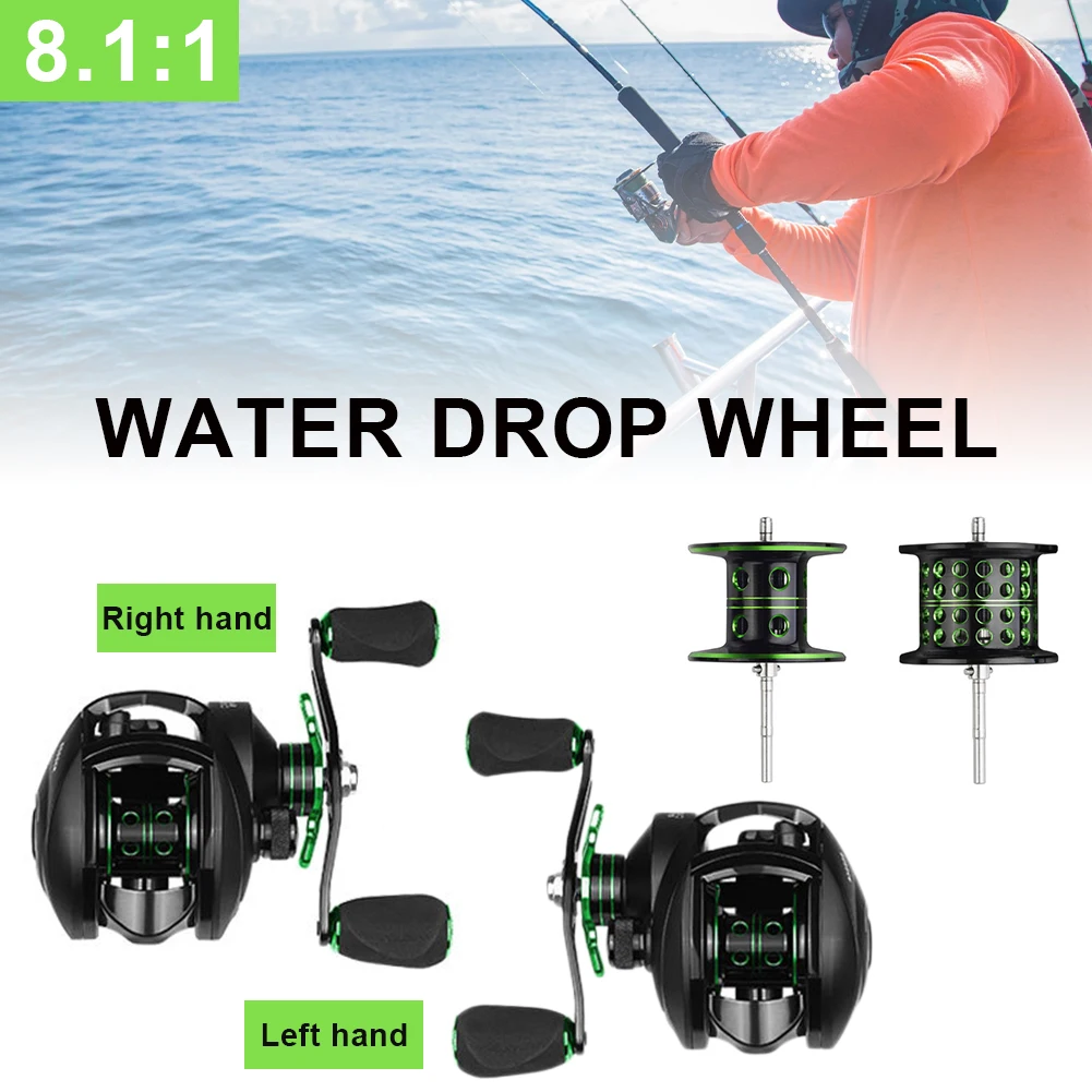 Baitcasting Reel 8.1:1 Gear Ratio 12+1BB 8Kg Max. Drag Fishing Reel Saltwater Bass Fishing Reel Dual Metal Spools Fishing Tackle
Baitcasting Reel 8.1:1 Gear Ratio 12+1BB 8Kg Max. Drag Fishing Reel Saltwater Bass Fishing Reel Dual Metal Spools Fishing Tackle