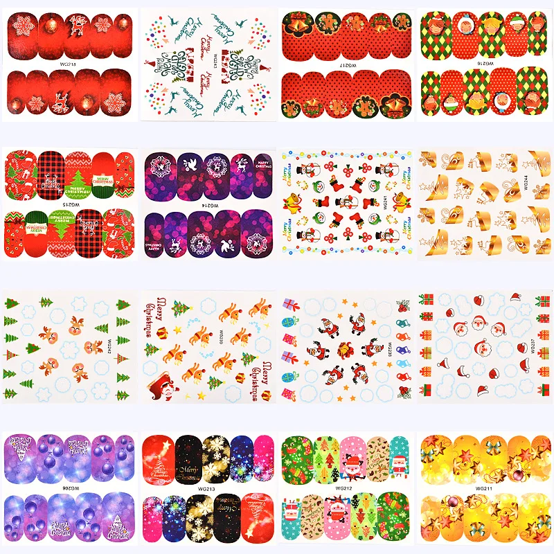 45 pcs Mixed Style Christmas Nail Sticker Nail Water Decals Nail Art Decorations Manicure Nail Watermark sticker
45 pcs Mixed Style Christmas Nail Sticker Nail Water Decals Nail Art Decorations Manicure Nail Watermark sticker