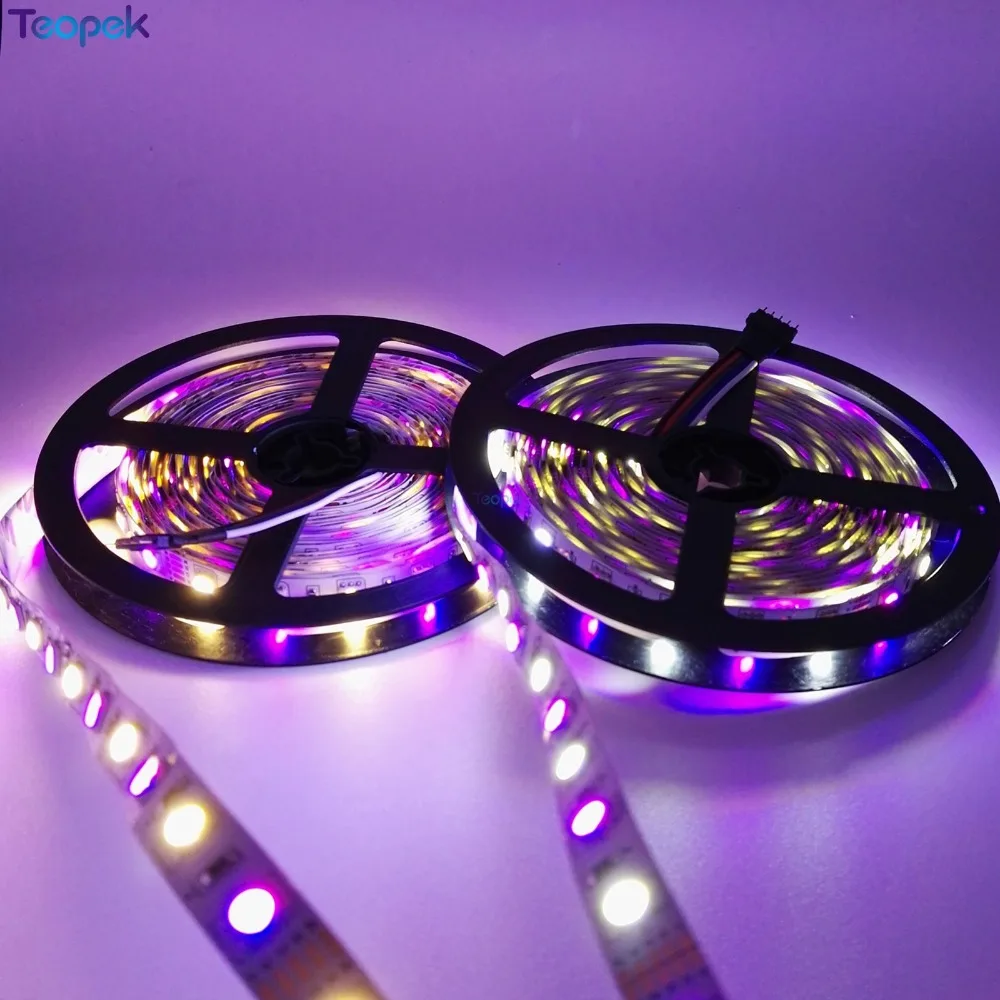 Светодиодная лента DC24V 5050 RGBW 60 светодиодов/м RGB + теплый белый или холодный