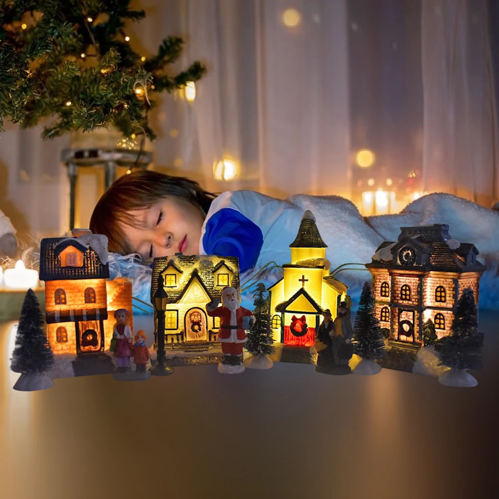 Christmas Scene Village Houses Town Decoration With Warm White Led Light 2021 Xmas Christmas Ornament Kids Gift For Home Decor
Christmas Scene Village Houses Town Decoration With Warm White Led Light 2021 Xmas Christmas Ornament Kids Gift For Home Decor