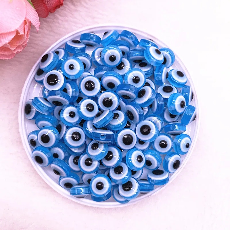 NEW 50PCS 8/10mm Oval Beads Evil Eye Resin Spacer Beads for Jewelry Making DIY Bracelet Beads #08
NEW 50PCS 8/10mm Oval Beads Evil Eye Resin Spacer Beads for Jewelry Making DIY Bracelet Beads #08