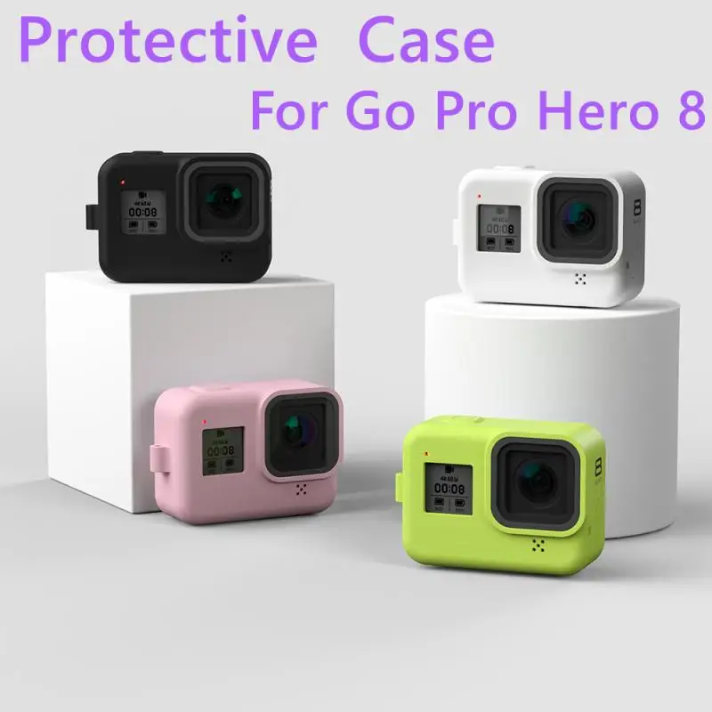 Силиконовый защитный чехол для GoPro Hero 8, чехол, рамка с ремешком, аксессуар, чехол для Go Pro 8, чехол
Силиконовый защитный чехол для GoPro Hero 8, чехол, рамка с ремешком, аксессуар, чехол для Go Pro 8, чехол