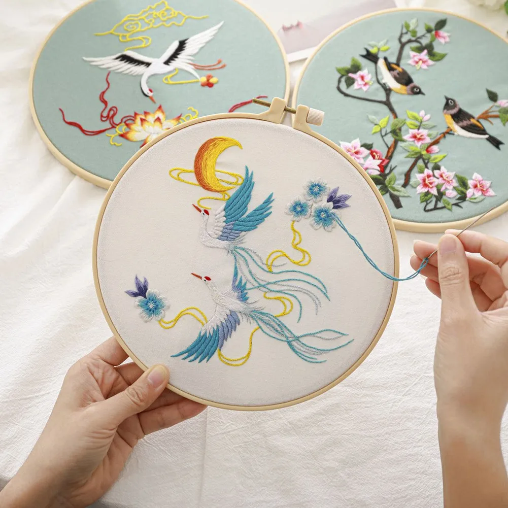 Chinese Style Embroidery Starter Kit With Plant Flower Pattern Cross Stitch Series For Beginner Needlework DIY Arts Crafts
Chinese Style Embroidery Starter Kit With Plant Flower Pattern Cross Stitch Series For Beginner Needlework DIY Arts Crafts