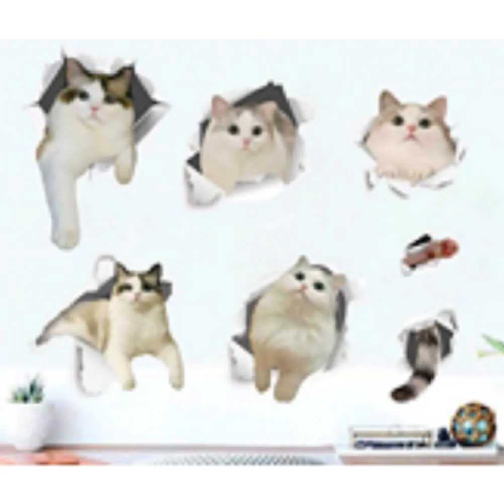 Wall Stickers Cat Removable 3D View Decal Mural DIY For Home Decor Nursery School
Wall Stickers Cat Removable 3D View Decal Mural DIY For Home Decor Nursery School