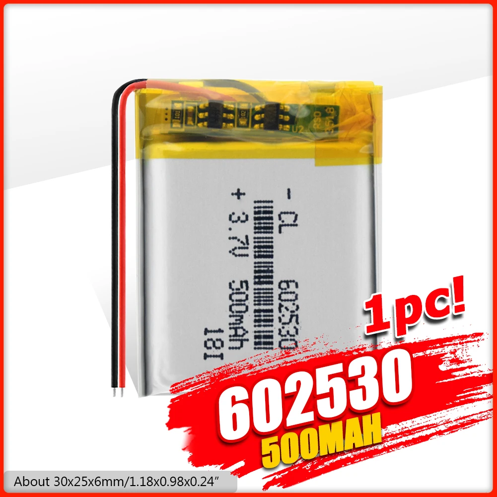Литиевая аккумуляторная батарея YCDC 602530 3,7 в 500 мАч для bluetooth наушников MP4 MP5 GPS DVD средней камеры видеорегистратор вождения
Литиевая аккумуляторная батарея YCDC 602530 3,7 в 500 мАч для bluetooth наушников MP4 MP5 GPS DVD средней камеры видеорегистратор вождения