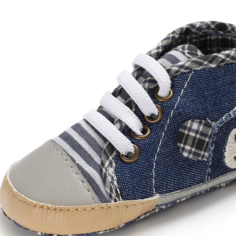 Denim Cartoon Baby Shoes boys Canvas Plaid Casual Baby Boys Girls Shoes Autumn Cotton Soft First Walkers
Denim Cartoon Baby Shoes boys Canvas Plaid Casual Baby Boys Girls Shoes Autumn Cotton Soft First Walkers