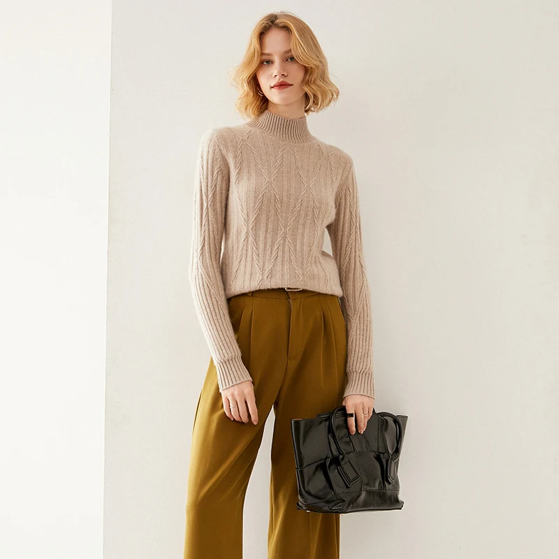 Зимние женские свитера, шикарный плотный вязаный женский пуловер с воротником «хомут» и длинным рукавом, джемпер из 100%-ной шерсти, одежда, т...
Зимние женские свитера, шикарный плотный вязаный женский пуловер с воротником «хомут» и длинным рукавом, джемпер из 100%-ной шерсти, одежда, т...