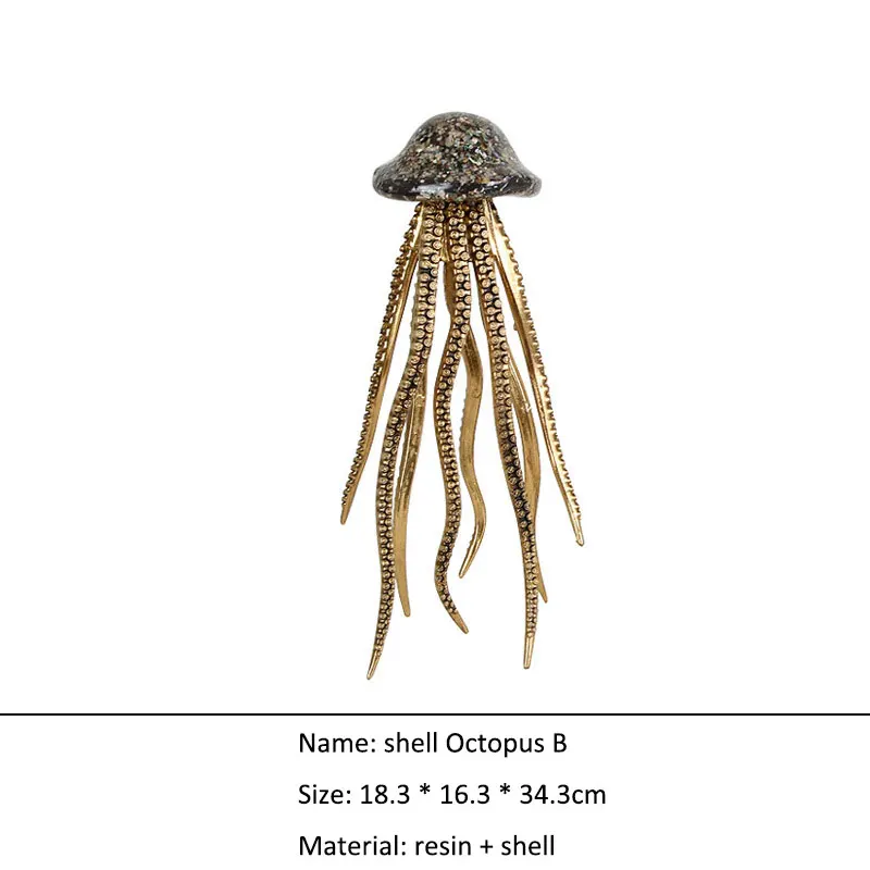 Light luxury simple Octopus shell fragments design crafts living room home model room fashion soft ornaments
Light luxury simple Octopus shell fragments design crafts living room home model room fashion soft ornaments