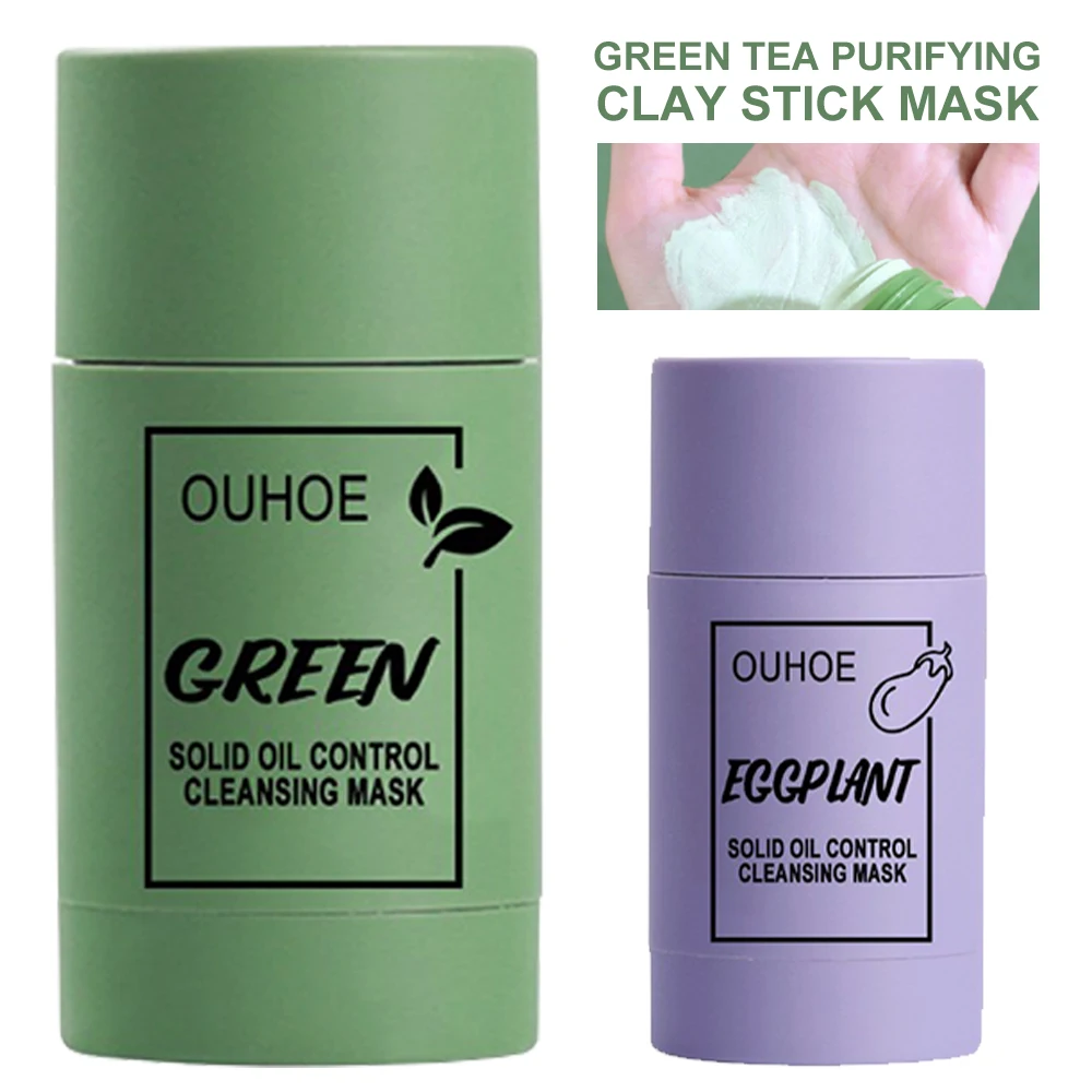 40g Green Tea Mask Face Moisturizer Oil Control Purifying Clay Stick Mask Deep Clean Pore Anti Acne Deep Cleansing
40g Green Tea Mask Face Moisturizer Oil Control Purifying Clay Stick Mask Deep Clean Pore Anti Acne Deep Cleansing