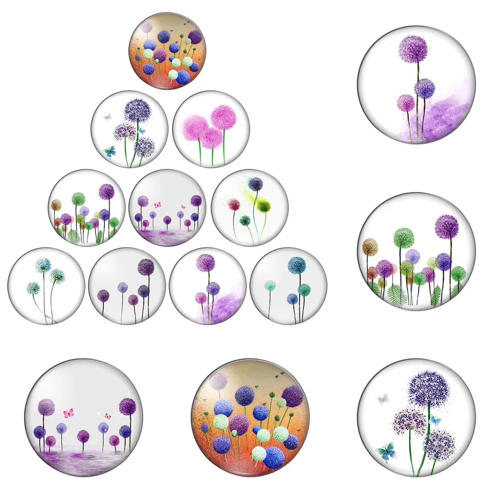12pcs/lot New Art Beauty Colourful Dandelion Flourishing Fly 8mm-30mm Photo Glass Cabochon Demo Flat Back Making Findings
12pcs/lot New Art Beauty Colourful Dandelion Flourishing Fly 8mm-30mm Photo Glass Cabochon Demo Flat Back Making Findings