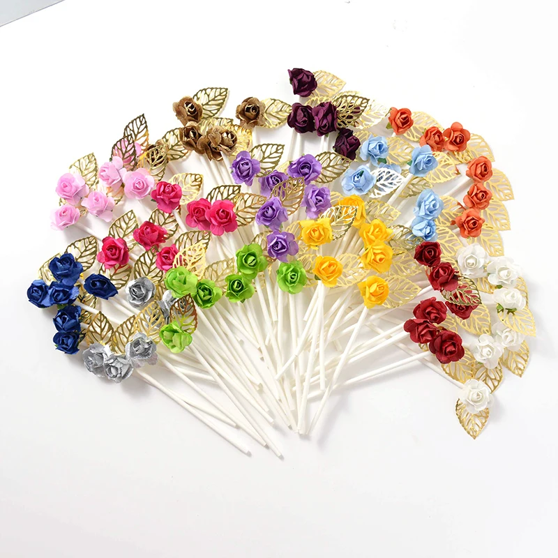 6pcs Cake Topper Artificial Rose Flower Leaves Cake Toppers Birthday Party Wedding Decor Cupcak Topper Baking Dessert Cake Decor
6pcs Cake Topper Artificial Rose Flower Leaves Cake Toppers Birthday Party Wedding Decor Cupcak Topper Baking Dessert Cake Decor