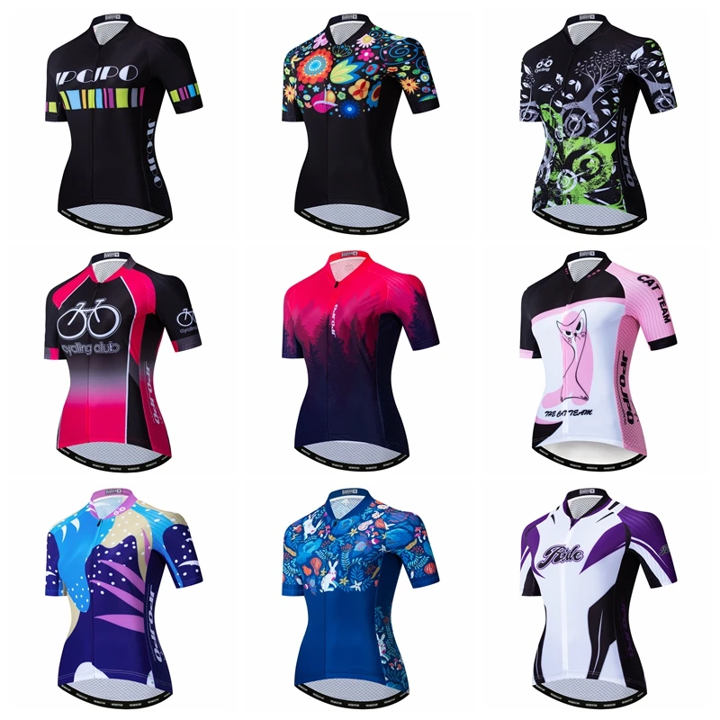 

Weimostar 2021 Женская велосипедная Джерси, велосипедная рубашка, летний топ с коротким рукавом для горного велосипеда, одежда для велоспорта, оде...