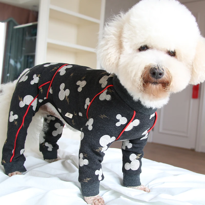 Pet Dog Jumpsuit Thin Puppy Clothes Printed Overalls Stretchy Pure Cotton Sweatshirt For Small Dogs Chihuahua Poodle Pajamas
Pet Dog Jumpsuit Thin Puppy Clothes Printed Overalls Stretchy Pure Cotton Sweatshirt For Small Dogs Chihuahua Poodle Pajamas