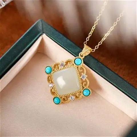 Original S925 Sterling Silver Gilding Inlaid Personality National Style Pattern Pendant Natural Hetian Jade Lady Temperament Pen
Original S925 Sterling Silver Gilding Inlaid Personality National Style Pattern Pendant Natural Hetian Jade Lady Temperament Pen
