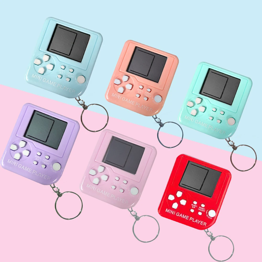 4PC Mini Nostalgic Small Vintage Retro Keychain Giveaway Toys Handheld Tetris Classic Game Machine Children's Toys
4PC Mini Nostalgic Small Vintage Retro Keychain Giveaway Toys Handheld Tetris Classic Game Machine Children's Toys