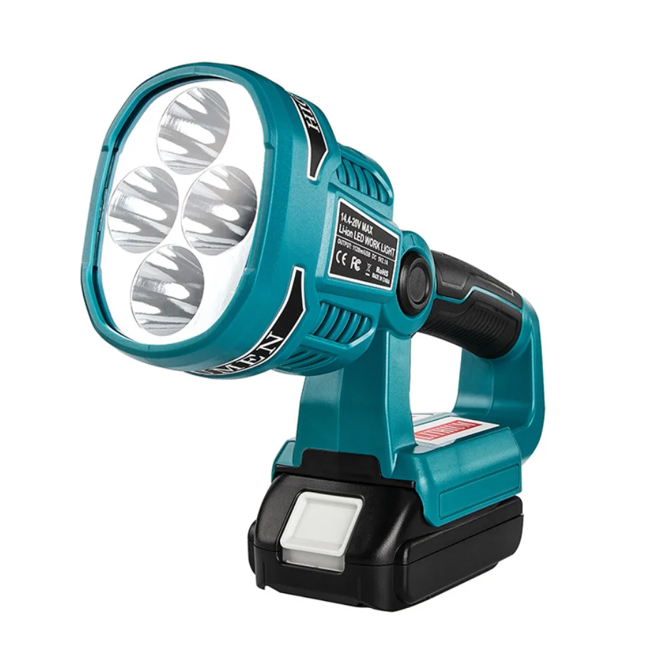 12W LED Lamp Work Light Flashlight For Makita BL1430 BL1830(NO Battery,NO Charger)Lithium Battery USB Outdoor Lighting
12W LED Lamp Work Light Flashlight For Makita BL1430 BL1830(NO Battery,NO Charger)Lithium Battery USB Outdoor Lighting