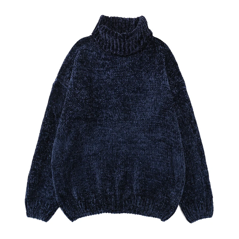 Winter Chenille Turtleneck Pullover Sweater Women Loose Bottoming Sweater Round neck Velvet Thick Chenille Warm Large Sweater
Winter Chenille Turtleneck Pullover Sweater Women Loose Bottoming Sweater Round neck Velvet Thick Chenille Warm Large Sweater