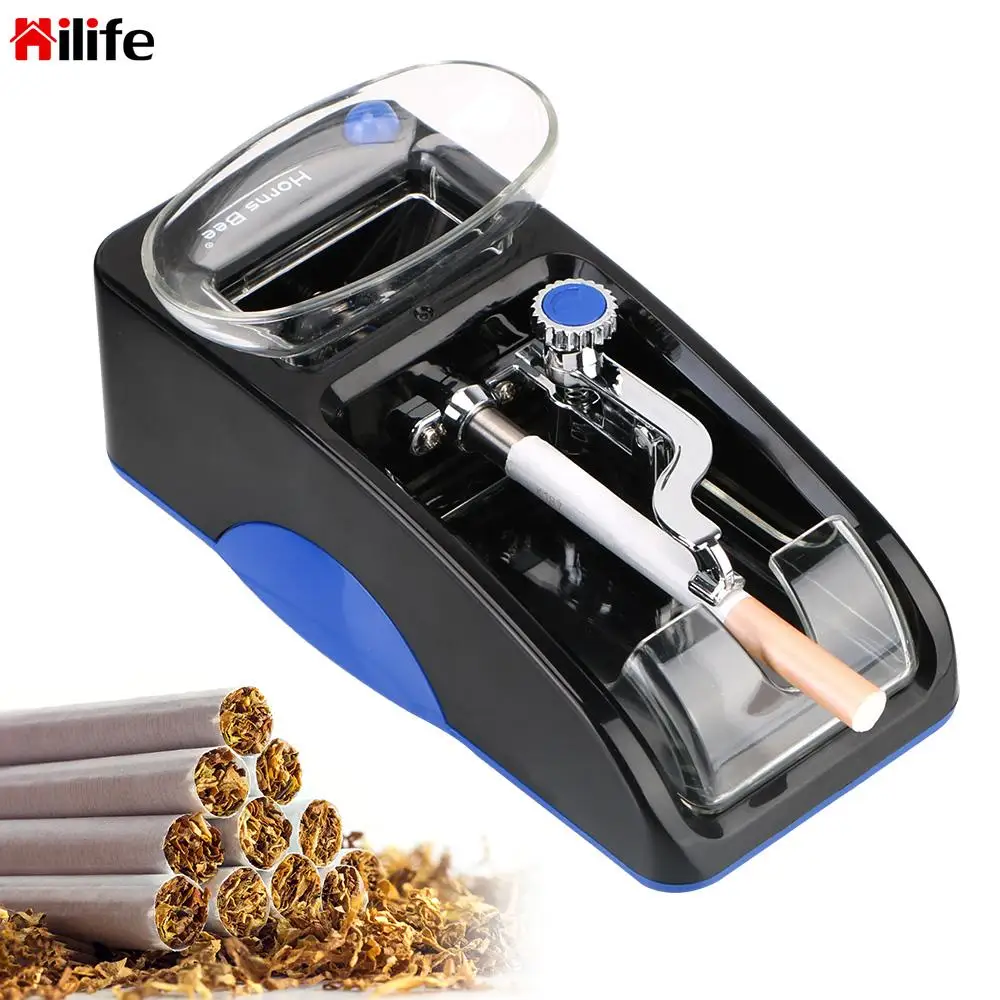 DIY Cigarette Rolling Machine Smoking Tool Electric Automatic EU US Plug Smoking Accessories Injector Maker Tobacco Roller 
DIY Cigarette Rolling Machine Smoking Tool Electric Automatic EU US Plug Smoking Accessories Injector Maker Tobacco Roller