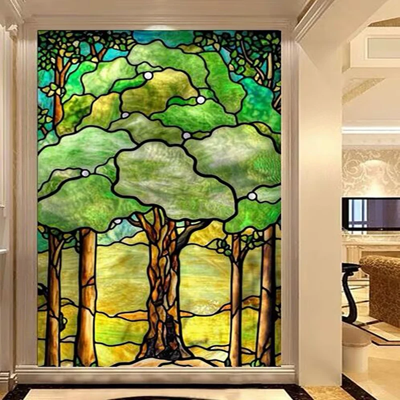 Privacy Windows Film Tree of Life Muted Colors Glass Stickers Static Cling Decorative Frosted Window Covering Window Tint
Privacy Windows Film Tree of Life Muted Colors Glass Stickers Static Cling Decorative Frosted Window Covering Window Tint