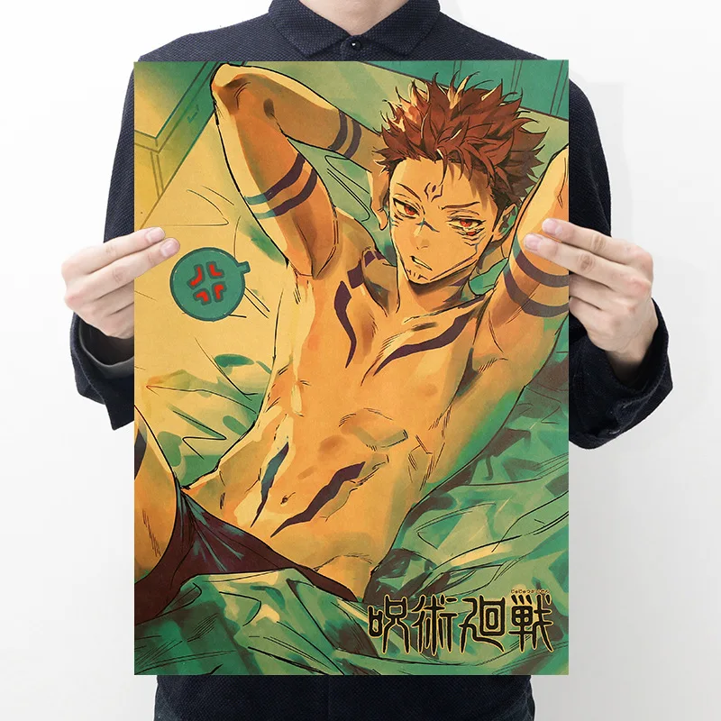 New Jujutsu Kaisen Wall Stickers Vintage Retro Anime Posters Teens Dormitory Decoration Painting Home Boy Room Decor Pictures
New Jujutsu Kaisen Wall Stickers Vintage Retro Anime Posters Teens Dormitory Decoration Painting Home Boy Room Decor Pictures