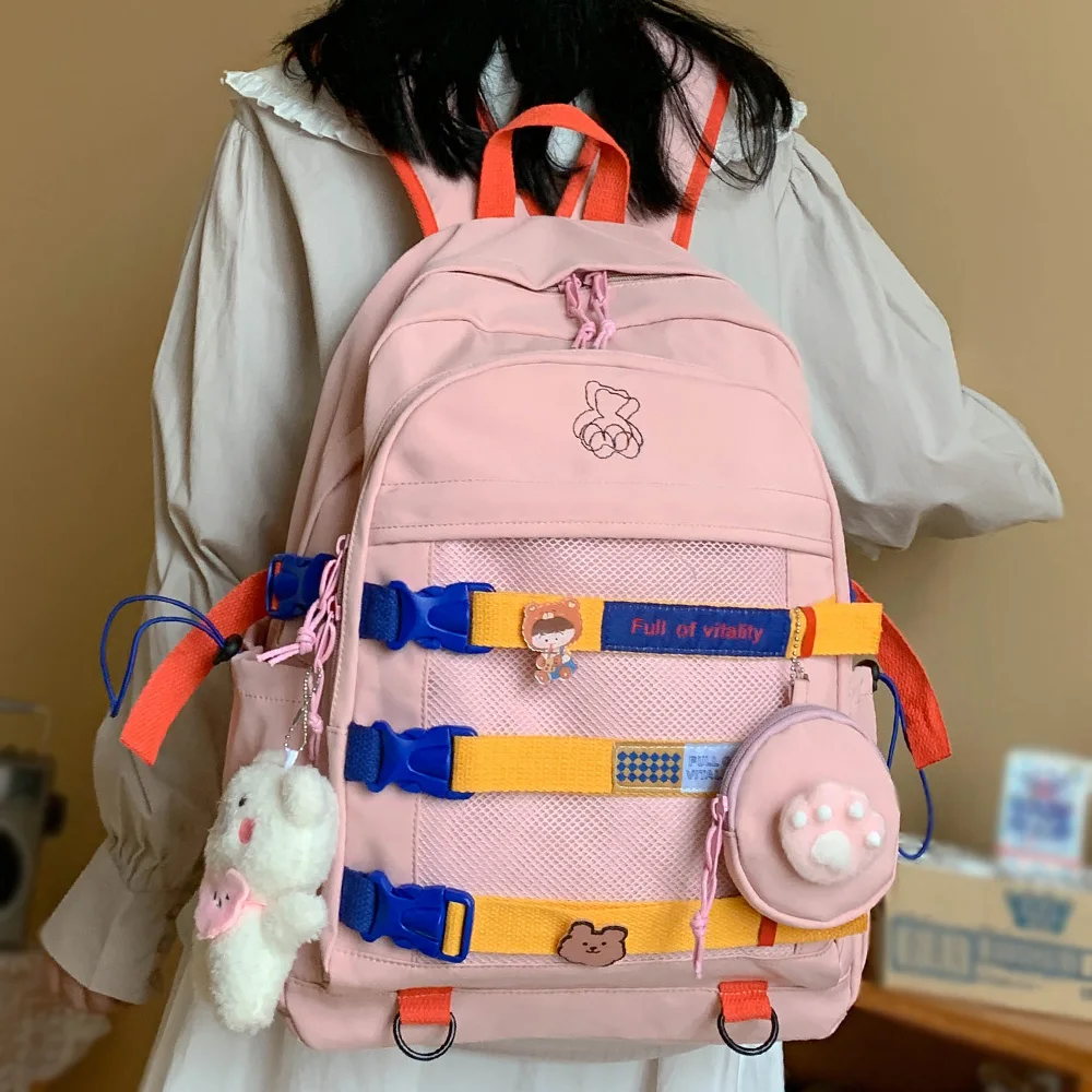Fashion Women Kawaii Net Backpack New Female Travel Student Set Bag Lady Waterproof Mesh Backpack Trendy Girl Laptop College Bag
Fashion Women Kawaii Net Backpack New Female Travel Student Set Bag Lady Waterproof Mesh Backpack Trendy Girl Laptop College Bag