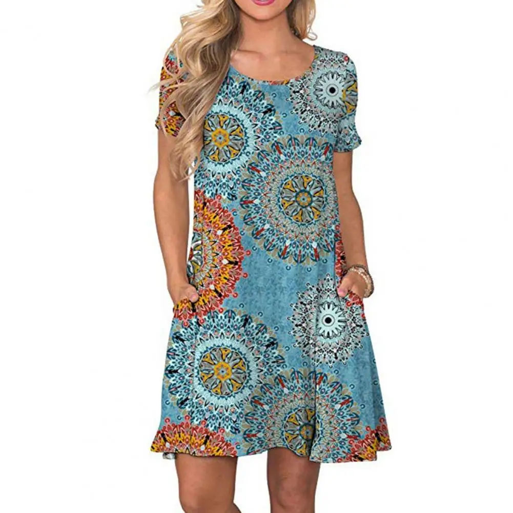 2021 Сексуальное Женское Платье, повседневное короткое платье с коротким рукавом и цветочным принтом, карманы, женская одежда, свободное плат... 
2021 Сексуальное Женское Платье, повседневное короткое платье с коротким рукавом и цветочным принтом, карманы, женская одежда, свободное плат...