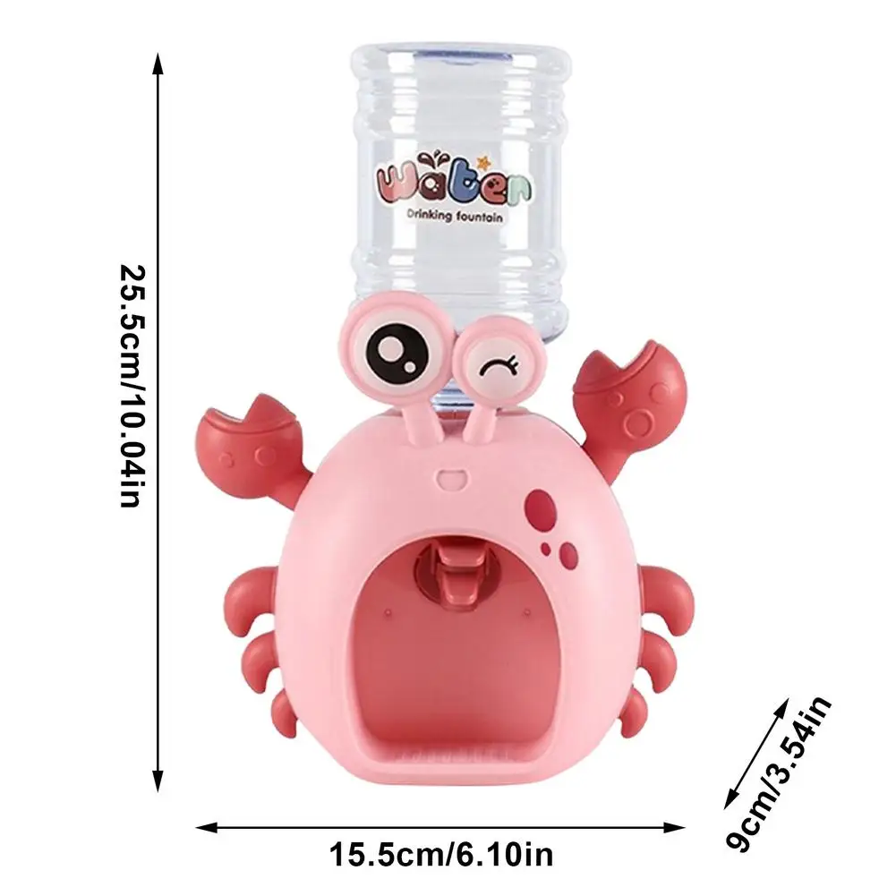 Children Fun Mini Water Dispenser Cute Crab Simulation Plays House Beverage Dispenser Doll House Decorative Kitchen Pretend Toy
Children Fun Mini Water Dispenser Cute Crab Simulation Plays House Beverage Dispenser Doll House Decorative Kitchen Pretend Toy