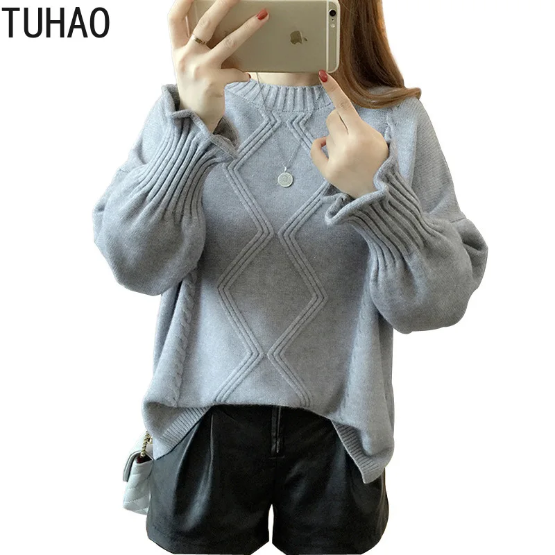 TUHAO Female Sweater Elegnat Office Lady Female Sleeve Autumn Winter Thick All-match Long Sleeved Bottoming Sweaters HC41
TUHAO Female Sweater Elegnat Office Lady Female Sleeve Autumn Winter Thick All-match Long Sleeved Bottoming Sweaters HC41