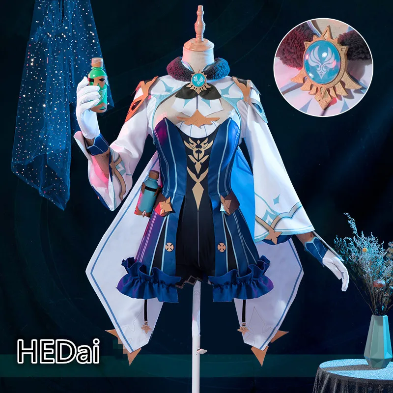 Genshin Impact Sucrose Full Sets Cosplay Costume Woman Sexy Dress+Hat+Sockings+Gloves
Genshin Impact Sucrose Full Sets Cosplay Costume Woman Sexy Dress+Hat+Sockings+Gloves