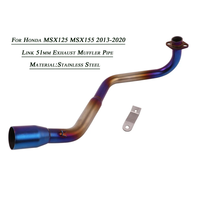 Motorcycle Front Link Pipe Refit Stainless Steel Right Side For Honda MSX155 MSX125 2013 2014 2015 2016 2017 2018 2019 2020
Motorcycle Front Link Pipe Refit Stainless Steel Right Side For Honda MSX155 MSX125 2013 2014 2015 2016 2017 2018 2019 2020