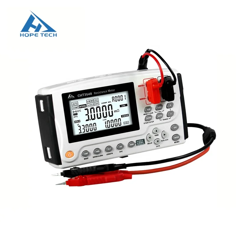 CHT3548 micro-ohmmeter similar with hioki rm3548 portable dc resistance meter
CHT3548 micro-ohmmeter similar with hioki rm3548 portable dc resistance meter