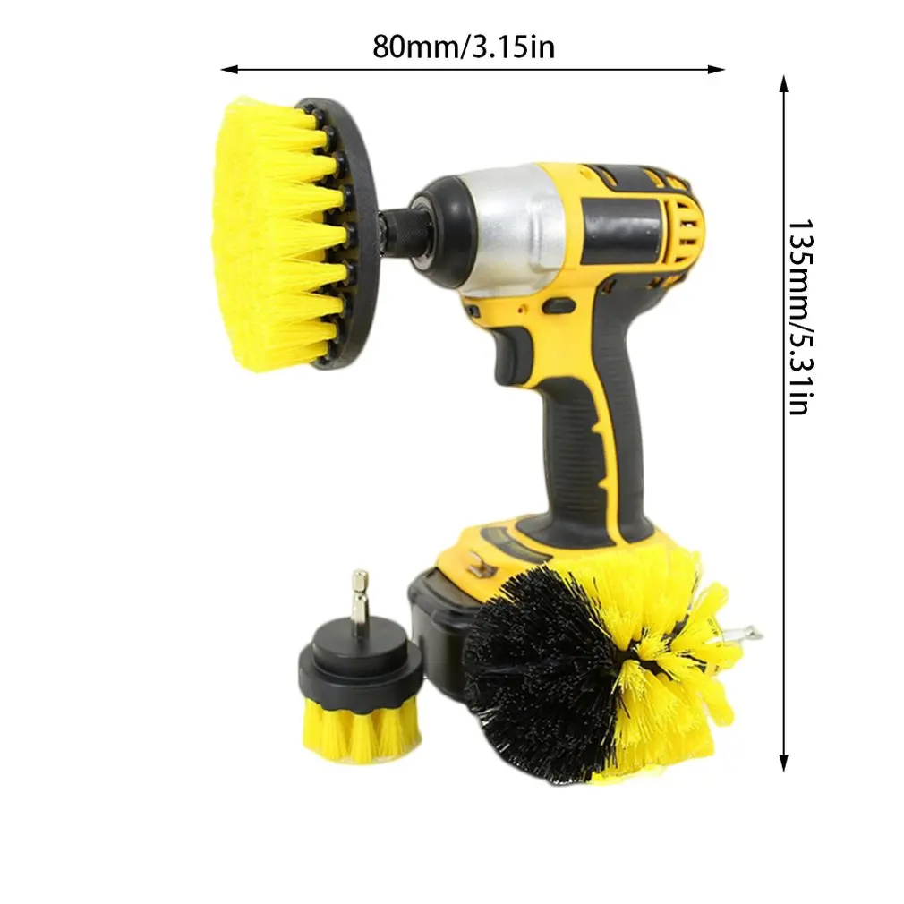 Drillbrush 3 Piece Drill Brush Cleaning Tool Attachment Kit for Cleaning Tile Grout Shower Bathtub General Purpose Scrubbing
Drillbrush 3 Piece Drill Brush Cleaning Tool Attachment Kit for Cleaning Tile Grout Shower Bathtub General Purpose Scrubbing