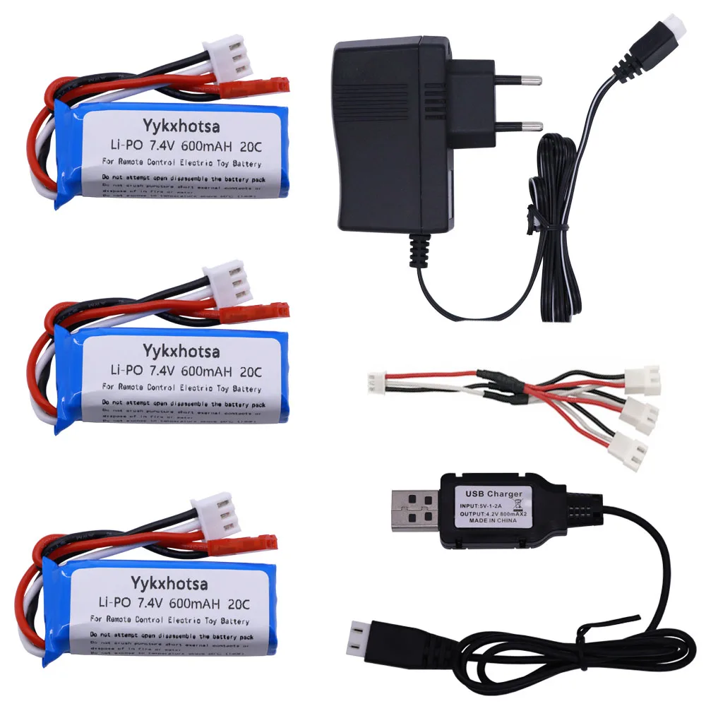 Lipo Battery for WLtoys K969 K979 K989 K999 P929 P939 RC Car Parts 7.4V 600mAh Battery with charger 3in1 cable 7.4V 2S
Lipo Battery for WLtoys K969 K979 K989 K999 P929 P939 RC Car Parts 7.4V 600mAh Battery with charger 3in1 cable 7.4V 2S