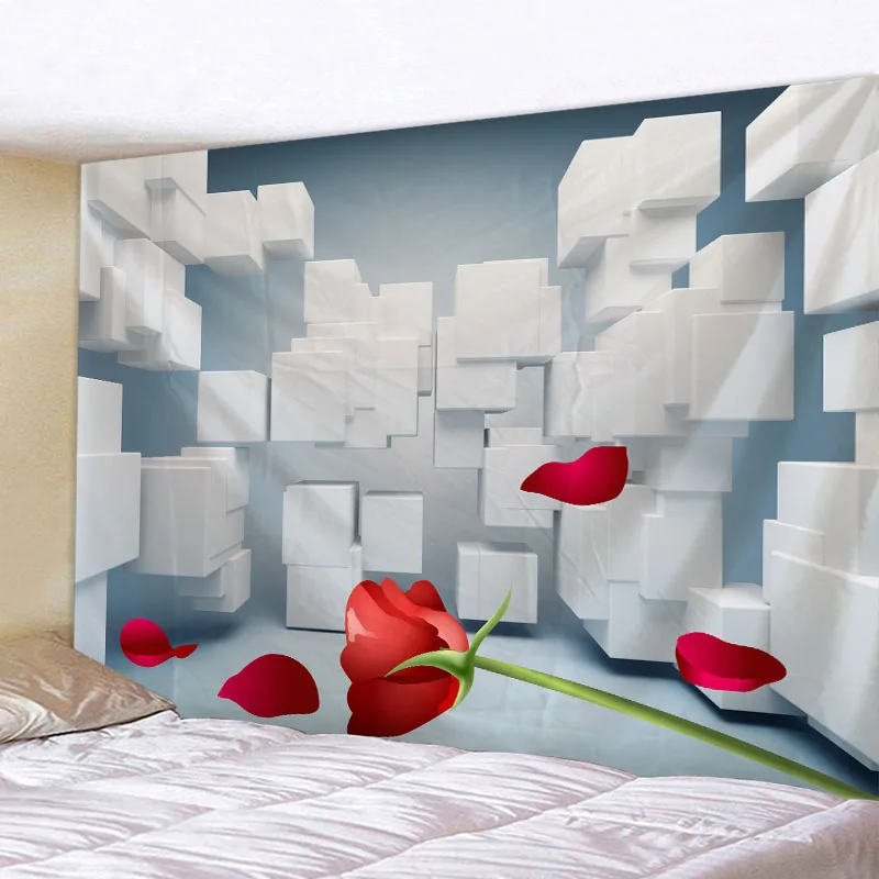 3D с красивым цветочным принтом дизайн Гобелен Гостиная Спальня украшения стене висит песчаный пляж пикник Towe 
3D с красивым цветочным принтом дизайн Гобелен Гостиная Спальня украшения стене висит песчаный пляж пикник Towe