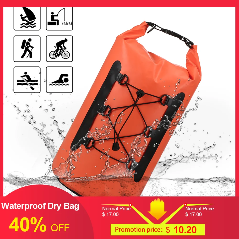 15L Waterproof Dry Bag Backpack Pack Sack Swimming Rafting Kayaking Floating Sailing Diving Fishing Surfing Waterproof Phone Bag
15L Waterproof Dry Bag Backpack Pack Sack Swimming Rafting Kayaking Floating Sailing Diving Fishing Surfing Waterproof Phone Bag