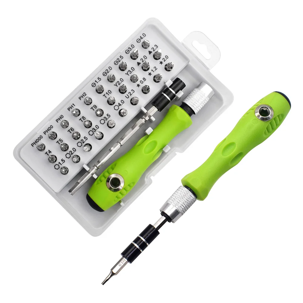 32 In 1 Industrial Grade Screwdriver Set Magnetic Bits Repair For Phone PC Kit Precision Torx Hex Screw Driver Hand Tools
32 In 1 Industrial Grade Screwdriver Set Magnetic Bits Repair For Phone PC Kit Precision Torx Hex Screw Driver Hand Tools
