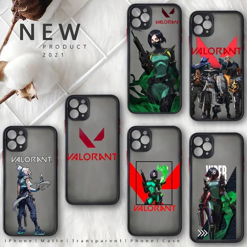 valorant Phone Case For iphone 12 11 8 7 plus mini x xs xr pro max matte transparent cover
valorant Phone Case For iphone 12 11 8 7 plus mini x xs xr pro max matte transparent cover