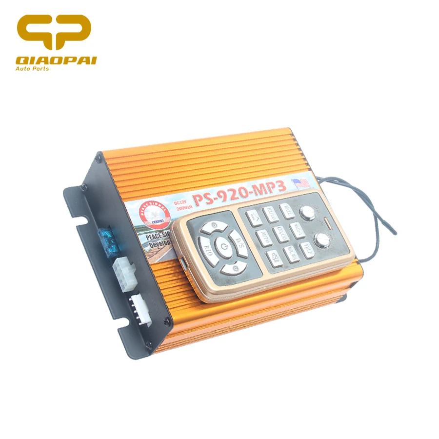 12V Car Alarm Sound Alarm Police Fire Siren MP3 Play USB Loudspeaker 200W Megaphone for Truck Boat Train Ship Ambulance VW Horn
12V Car Alarm Sound Alarm Police Fire Siren MP3 Play USB Loudspeaker 200W Megaphone for Truck Boat Train Ship Ambulance VW Horn