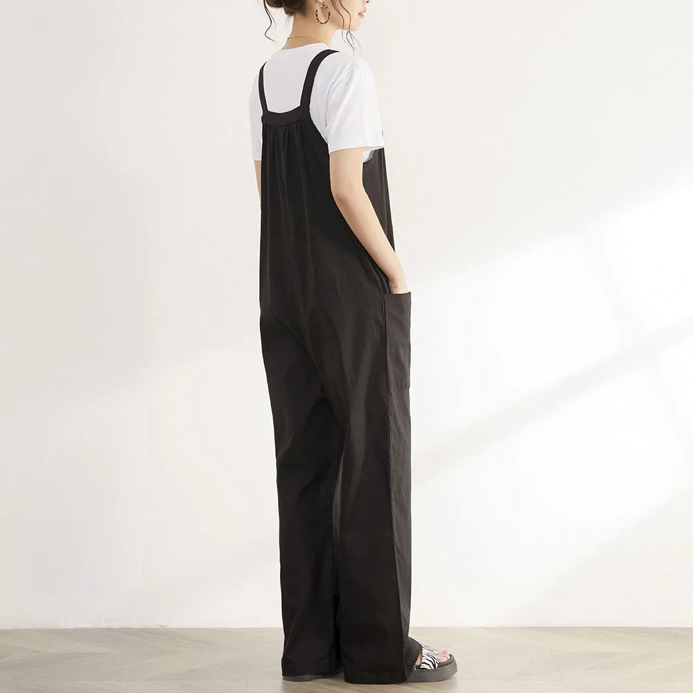 Комбинезон Doresuwe брюки с карманами простой Повседневный женский модный носимый