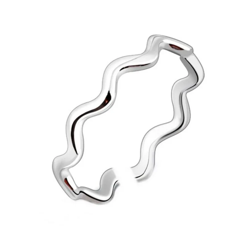 New Fashion Simple Sweet Twisted Line 925 Sterling Silver Jewelry Smooth Wave Personality Popular Opening Rings R049
New Fashion Simple Sweet Twisted Line 925 Sterling Silver Jewelry Smooth Wave Personality Popular Opening Rings R049