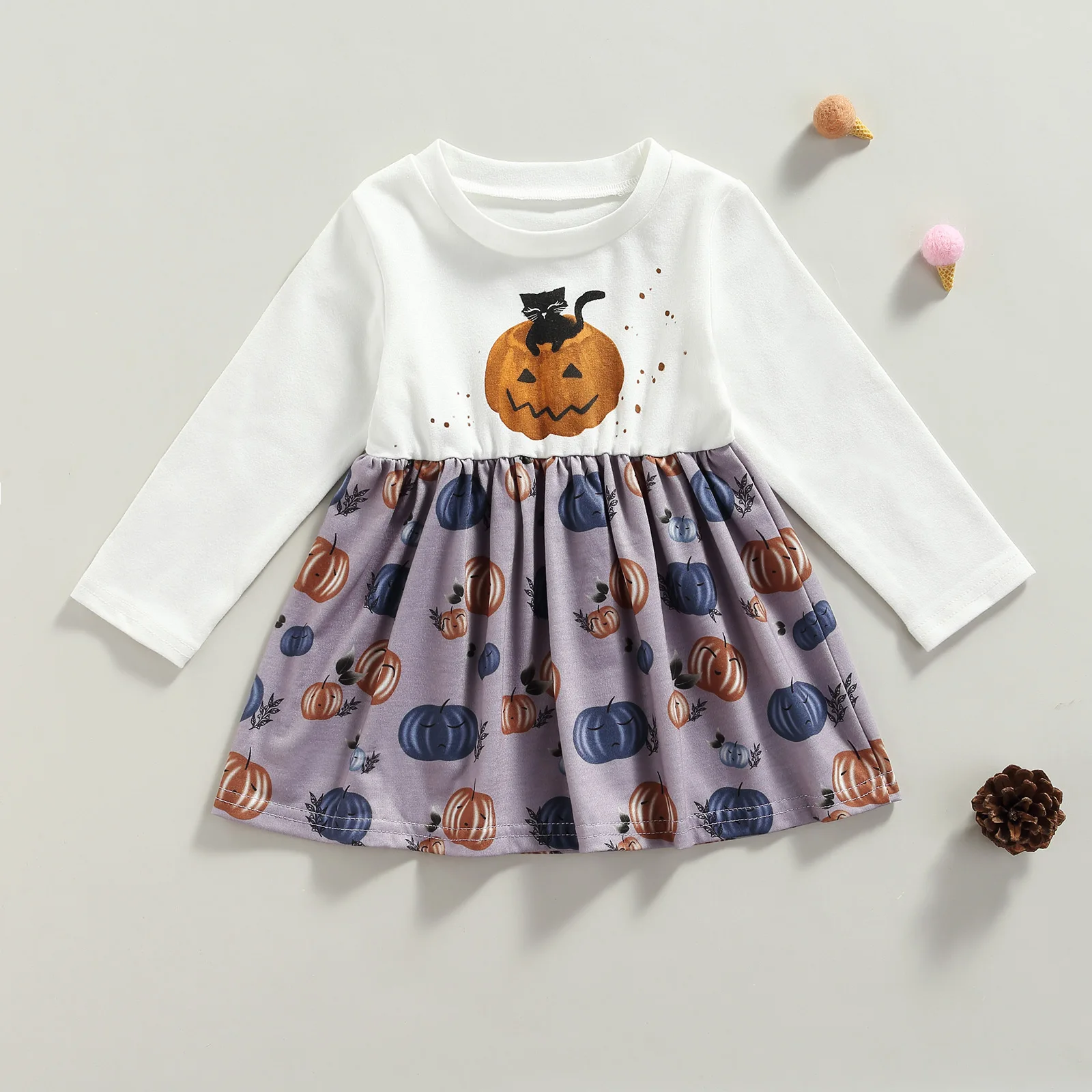 Toddler Baby Girl Clothes Halloween Pumpkin Dress Casual Long Sleeve Dresses 
Toddler Baby Girl Clothes Halloween Pumpkin Dress Casual Long Sleeve Dresses