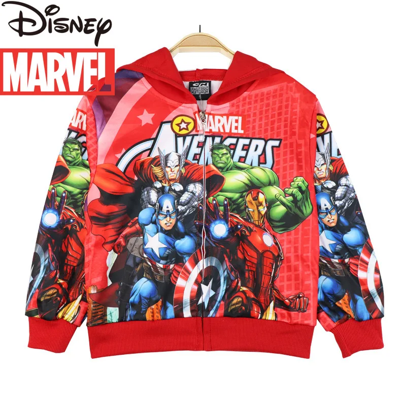 Marvel Spider-Man Captain America Iron Man Avengers Boys Jacket Zipper Jacket Hooded Windbreaker Boy Winter Clothes
Marvel Spider-Man Captain America Iron Man Avengers Boys Jacket Zipper Jacket Hooded Windbreaker Boy Winter Clothes